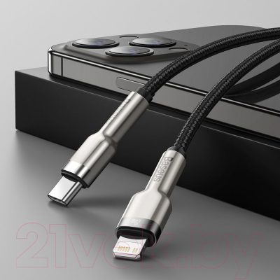 Кабель Baseus Lightning - USB Type-C / CATLJK-A01 (1м, черный)