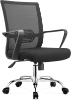 Кресло офисное Mio Tesoro Ivy (черный/черный) - 