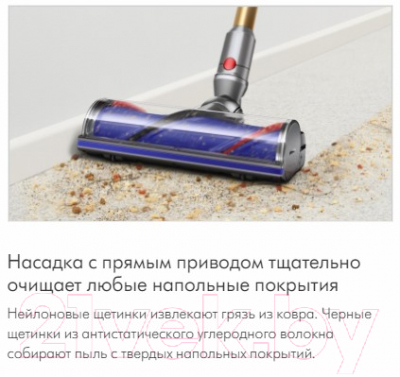 Вертикальный пылесос Dyson SV20 / V12 Detect Slim Absolute