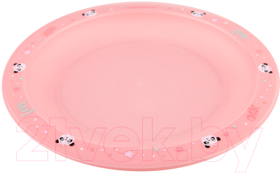 Набор тарелок для кормления Canpol Exotic Animals / 56/523 (розовый)