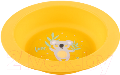Набор посуды для кормления Canpol Exotic Animals / 56/523 (желтый)