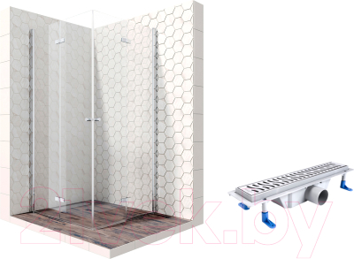 

Душевой уголок Ambassador, Set 90x90 / 13011108-ST3