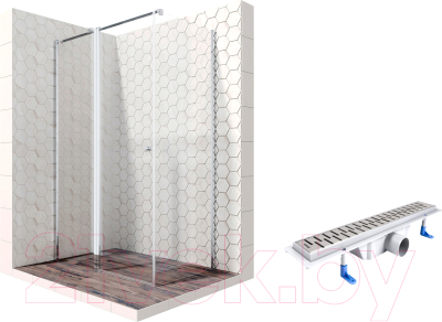 

Душевой уголок Ambassador, Set 120x80 / 13011107-ST5