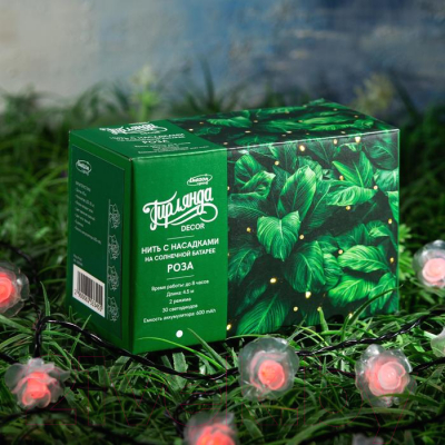 Изображение товара Светодиодная гирлянда Luazon Нить 6253345 (красный)