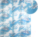 Шторка-занавеска для ванны АкваЛиния Дельфины 020А-02 (голубой) - 