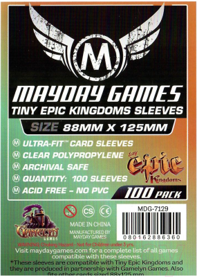 Набор протекторов для игровых карточек Mayday Games MDG-7129 (100шт, прозрачный)