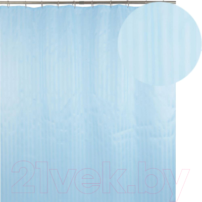 Шторка-занавеска для ванны АкваЛиния 023А-06 (синий)
