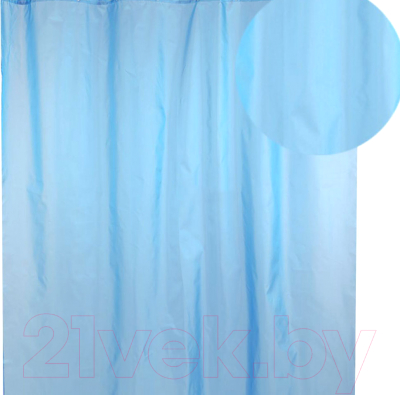 Шторка-занавеска для ванны АкваЛиния 026А-04 (синий)