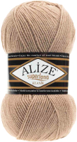 Пряжа для вязания Alize Superlana 25% шерсть, 75% акрил / 05 (280м, бежевый) - 