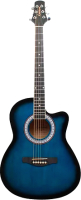 Акустическая гитара Laviere L-39C/BLS (синий) - 
