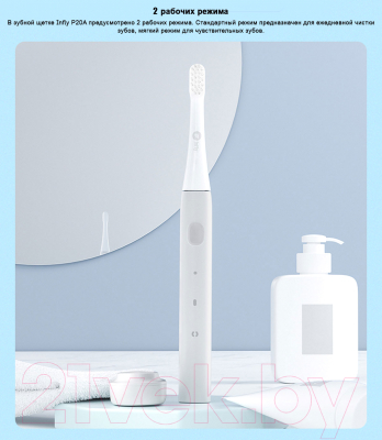 Электрическая зубная щетка Infly Electric Toothbrush P20A  (розовый)