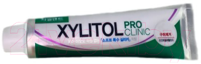 Зубная паста Mukunghwa Xylitol Pro Clinic Herb Fragrant Green Color (130г)