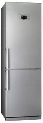 Холодильник с морозильником LG GA-B379BLQA - Вид спереди