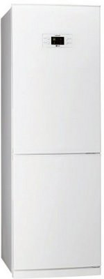 Холодильник с морозильником LG GA-B379PQA - Вид спереди