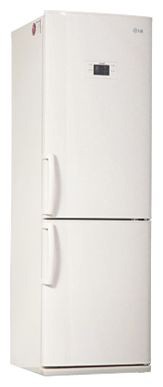 Холодильник с морозильником LG GA-B409BVQA - вид спереди
