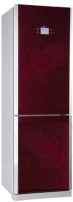 Холодильник с морозильником LG GA-B409TGAW - Вид спереди