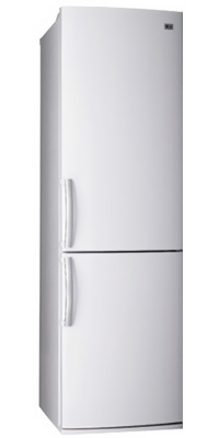 Холодильник с морозильником LG GA-B409UCA - вид спереди