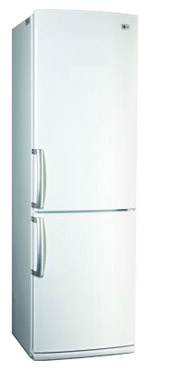 Холодильник с морозильником LG GA-B409UVCA - вид спереди