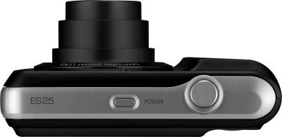 Компактный фотоаппарат Samsung ES25 Black - вид сверху