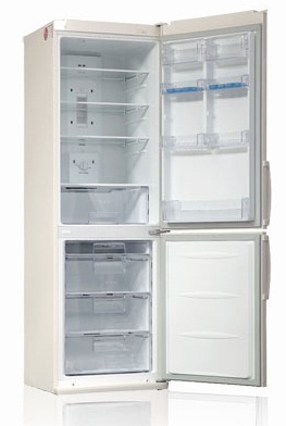 Холодильник с морозильником LG GA-B409UVQA - вид спереди
