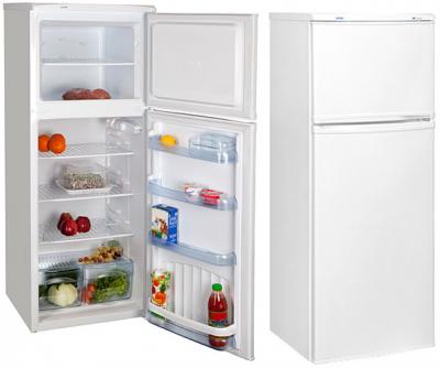 Холодильник с морозильником Nordfrost ДХ 275-010 - внутренний вид; внешний вид