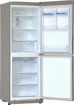 Холодильник с морозильником LG GA-B409PLQA - с открытой дверцей