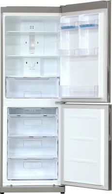 Холодильник с морозильником LG GA-B409PLQA - с открытой дверцей, вид спереди