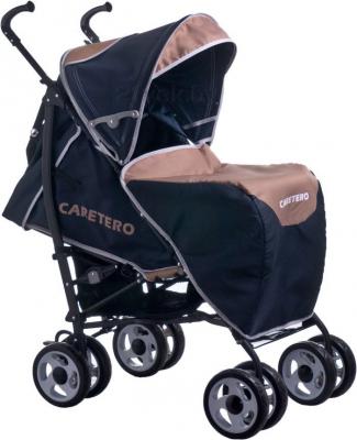 Детская прогулочная коляска Caretero Spacer Deluxe (бежевый) - чехол для ног
