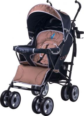 Детская прогулочная коляска Caretero Spacer Deluxe (бежевый) - общий вид