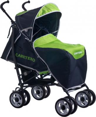 Детская прогулочная коляска Caretero Spacer Deluxe (зеленый) - чехол для ног