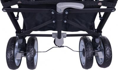 Детская прогулочная коляска Caretero Spacer Deluxe (зеленый) - колеса