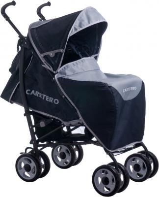 Детская прогулочная коляска Caretero Spacer Deluxe (серый) - чехол для ног
