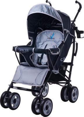 Детская прогулочная коляска Caretero Spacer Deluxe (серый) - общий вид
