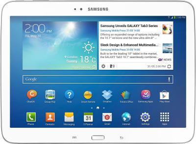 Планшет Samsung Galaxy Tab 3 10.1 16GB 3G White (GT-P5200) - общий вид