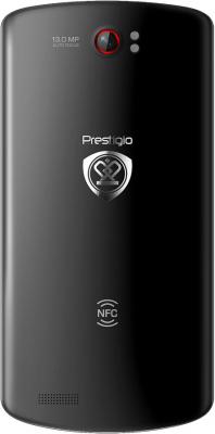 Смартфон Prestigio MultiPhone 7500 (32GB, черный) - задняя панель