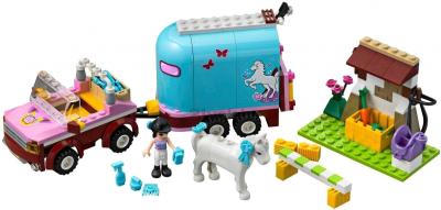Конструктор Lego Friends 3186 Эмма и трейлер для её лошадки - общий вид