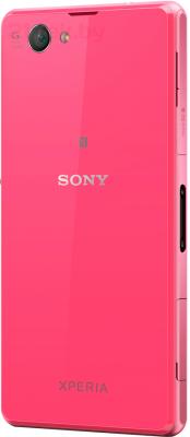 Смартфон Sony Xperia Z1 Compact / D5503 (розовый) - полубоком