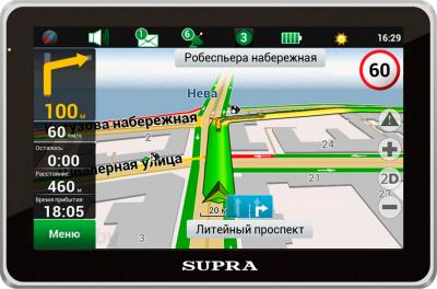GPS навигатор Supra SNP-512BT - общий вид