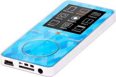 MP3-плеер Texet T-48 (8Gb, голубой) - общий вид