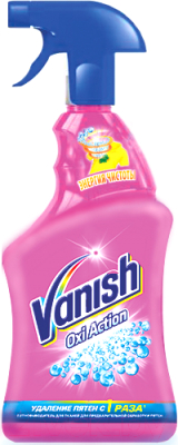 Пятновыводитель Vanish Oxi Action для предварительной обработки пятен (0.5л)