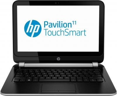 Ноутбук HP Pavilion TouchSmart 11-e100sr (F5B63EA) - фронтальный вид