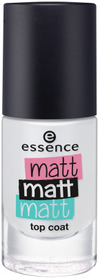 Топовое покрытие для лака Essence E Matt Matt Matt тон 37