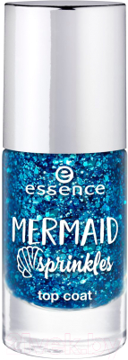 Топовое покрытие для лака Essence Mermaid Sprinkles Top Coat тон 38 (8мл)