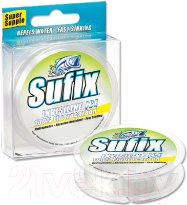 

Леска флюорокарбоновая Sufix, Прозрачный, Invisiline Ice Fluorocarbon 0.18мм / DS1IN020024A5C