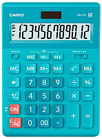 Калькулятор Casio GR-12C-LB-W-EP (голубой) - 