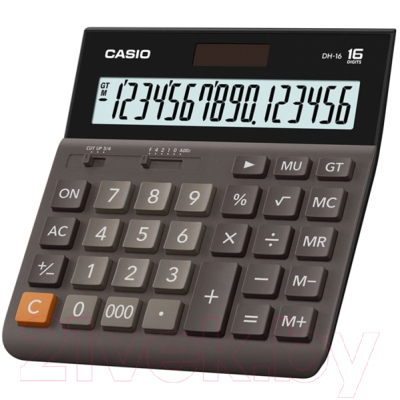 Калькулятор Casio DH-16-BK-S-EP (черный)