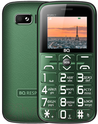 Мобильный телефон BQ Respect BQ-1851 (зеленый)