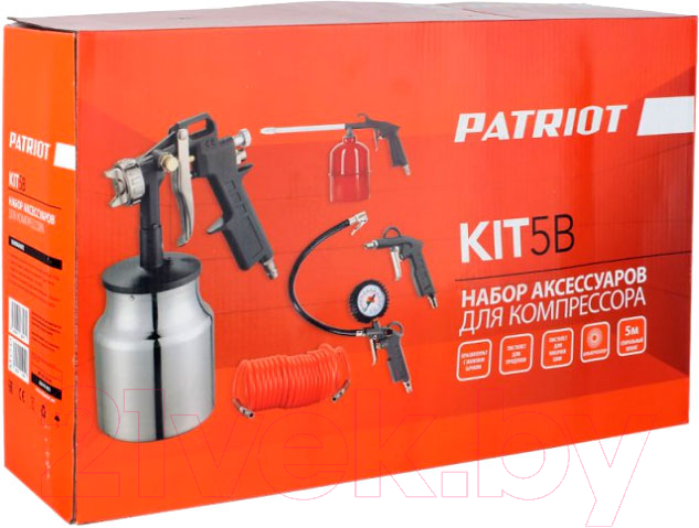 Набор пневмоинструмента PATRIOT KIT 5В — фото 7