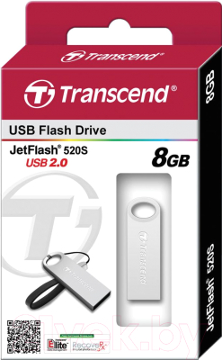 Usb flash накопитель Transcend JetFlash 520 8GB (TS8GJF520S)