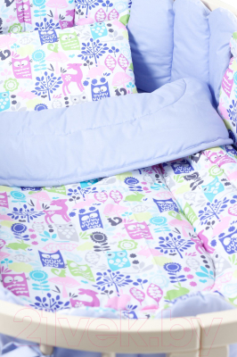 Комплект постельный для малышей ComfortBaby Colorit Лесные жители